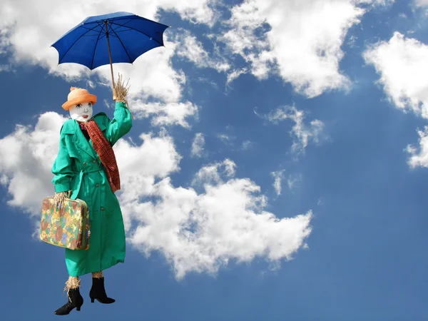 Mary poppins drijvende — Stockfoto