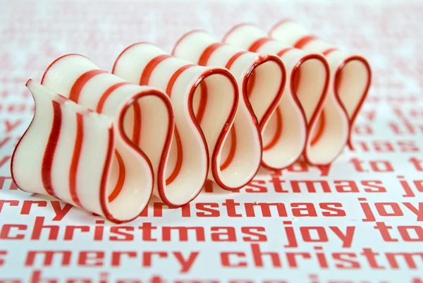 クリスマス リボンお菓子 — ストック写真