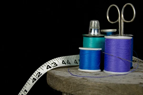 stock image Spools of thread