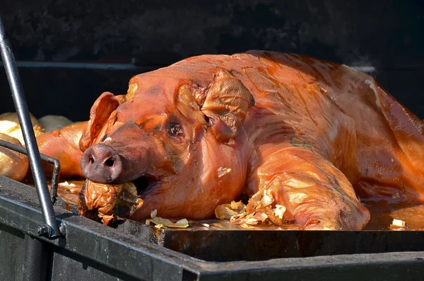 Свиня Печеня — стокове фото