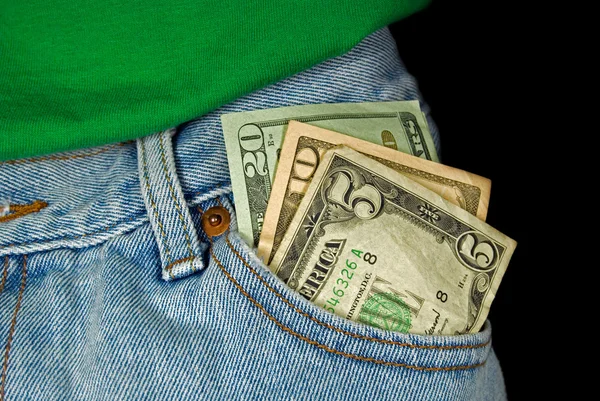 Dinero de bolsillo —  Fotos de Stock
