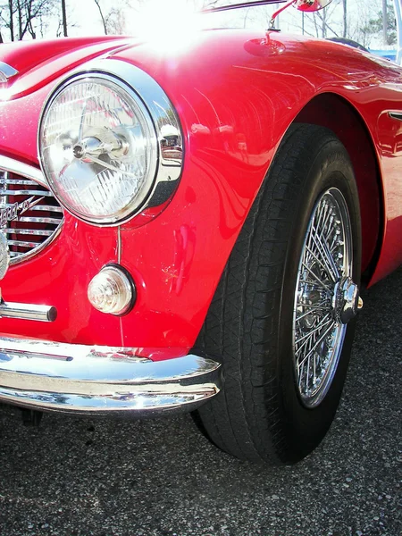 stock image Foreign red sports car