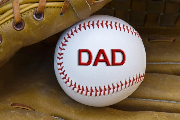 Babamın beyzbol — Stok fotoğraf