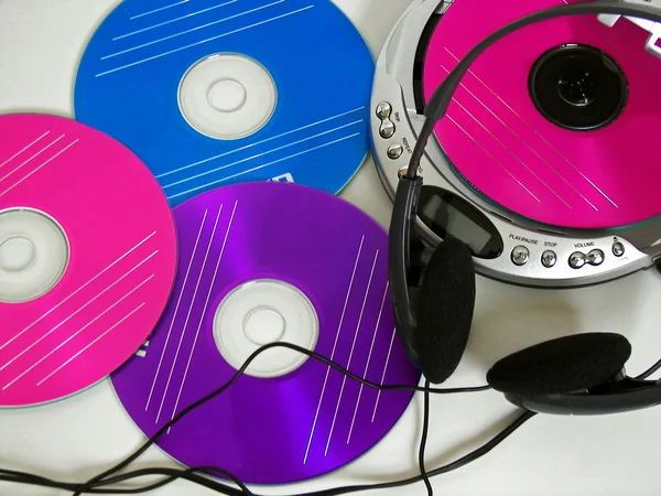 Цветные диски — стоковое фото
