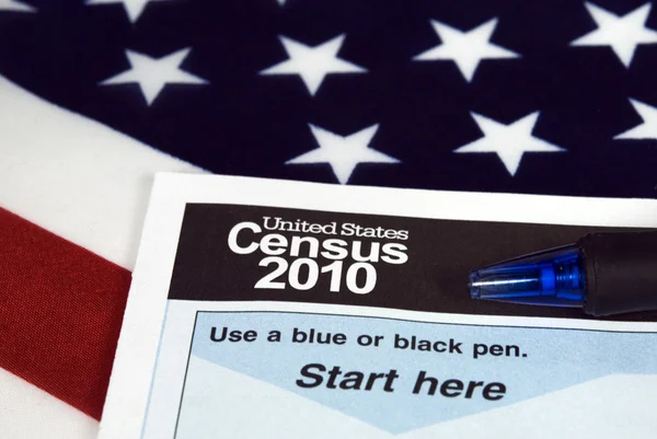 stock image American census form