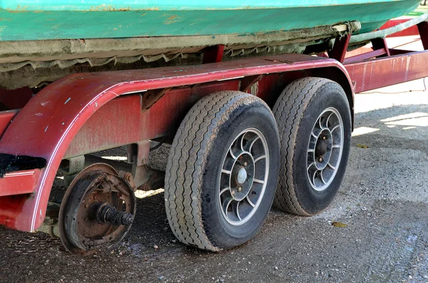 stock image Missing tire