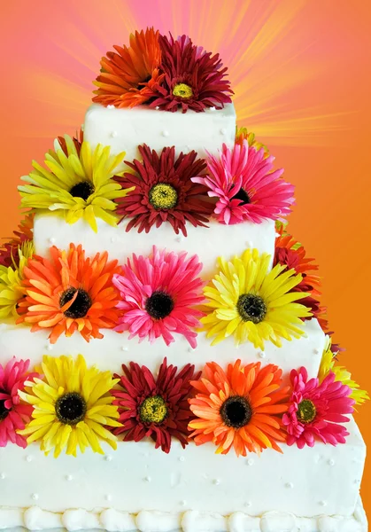 Свадебный торт Дейзи — стоковое фото