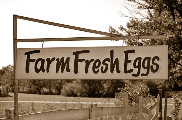 stock image Old fashioned farm sign