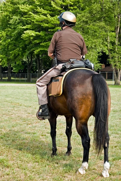 Politie te paard — Stockfoto