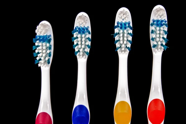 Sıra diş fırçaları — Stok fotoğraf