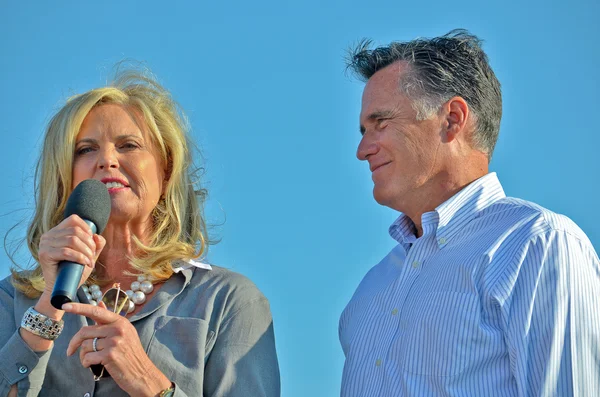 Mitt en ann romney — Stockfoto