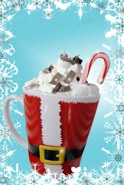 圣诞热巧克力 — 图库照片