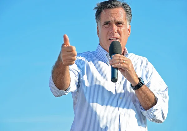 Mitt Romney campaigning
