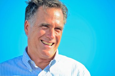 Smiling Mitt Romney clipart