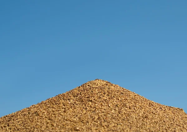 stock image Australian bull ant nest against blue sky