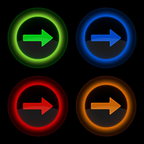 Arrow buttons — Stock Vector