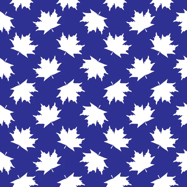 Texture sans couture des feuilles d'érable . — Image vectorielle