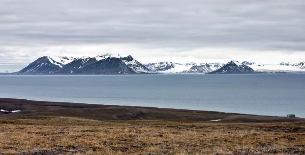 Meeresküste auf dem Archipel Spitzbergen — Stockfoto