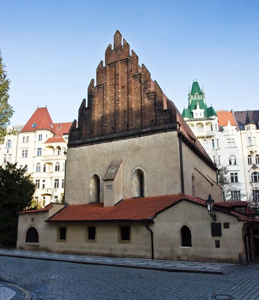 Alte neue Synagoge in Prag lizenzfreie Stockfotos