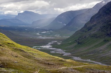 Broad Valley with The Kungsleden Footpath clipart