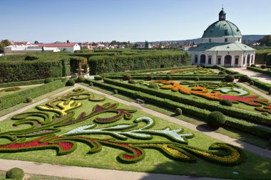 Chateau Garden in Kromeriz, Czech Republic clipart