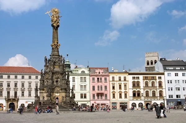 Olomouc kutsal teslis sütunu — Stok fotoğraf