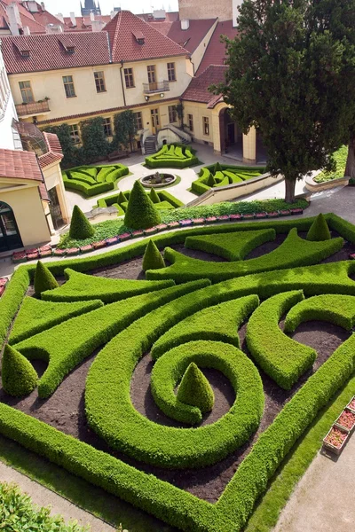 Vrtbovska trädgård, Prag, Tjeckien Royaltyfria Stockbilder