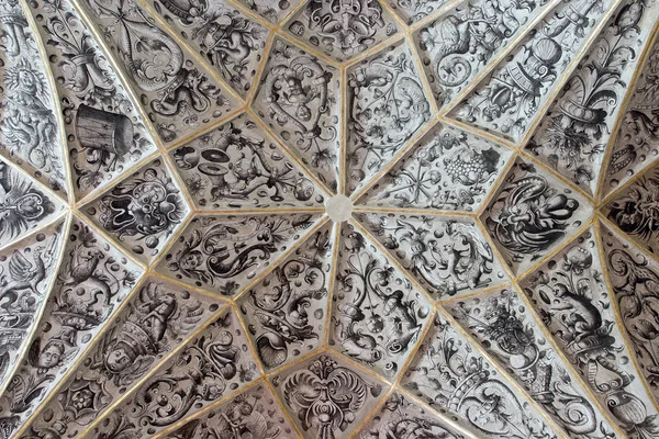 Ortaçağ tavan dekorasyonu — Stok fotoğraf