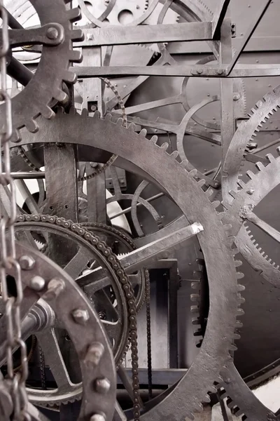 Μεσαιωνικό αστρονομικό ρολόι συνοδοντώσεων τροχών (Wheelwork) — Φωτογραφία Αρχείου