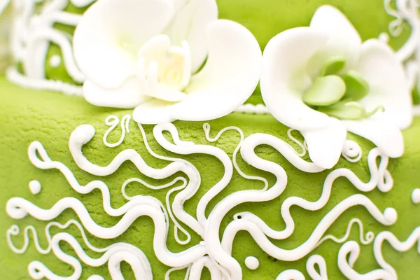Grüner Kuchen — Stockfoto