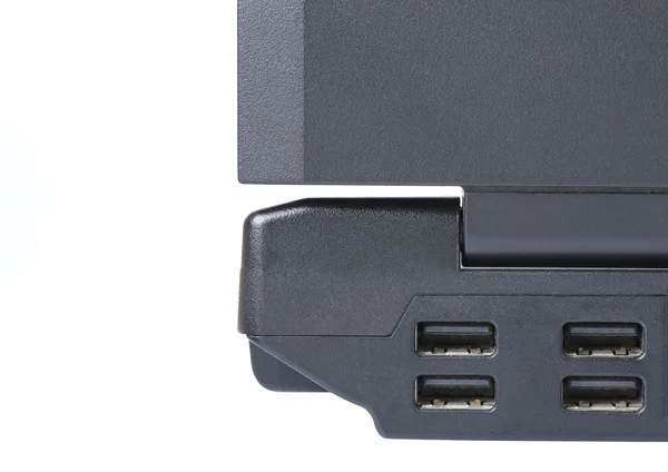 USB w notebooku — Zdjęcie stockowe