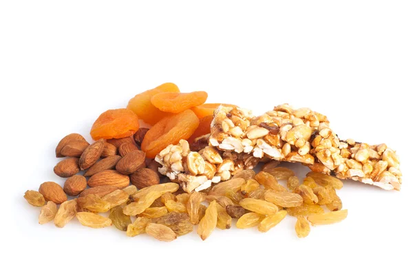 Nut and fruit — Stock Photo, Image