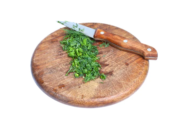 Dill on board — Stock Photo, Image