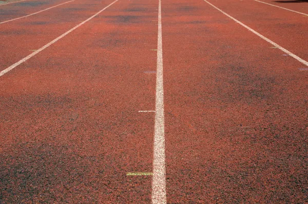 Running Track Lanes — Stock Photo, Image