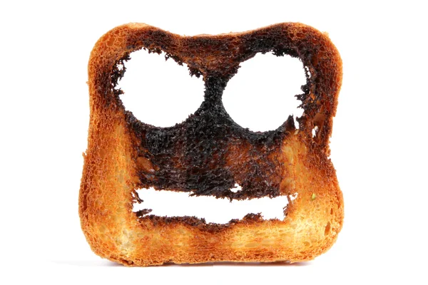 stock image Burnt toast