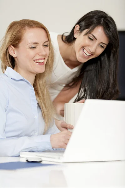 Two colleagues working together — Stock Photo, Image