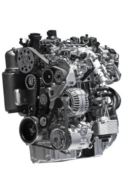 Diesel car engine clipart