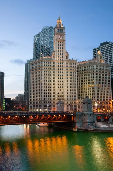 Chicago bord de rivière — Photo