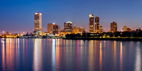 City of Milwaukee skyline.