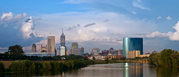Panoramę Indianapolis. — Zdjęcie stockowe