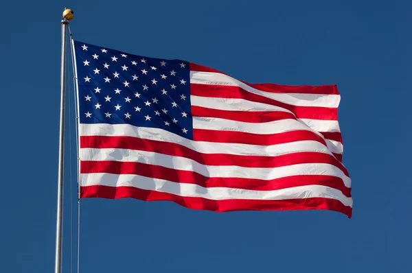 Flagge der Vereinigten Staaten von Amerika. — Stockfoto