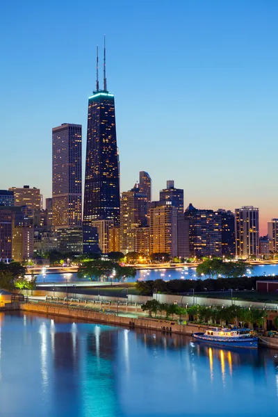 Skyline van Chicago. — Stockfoto