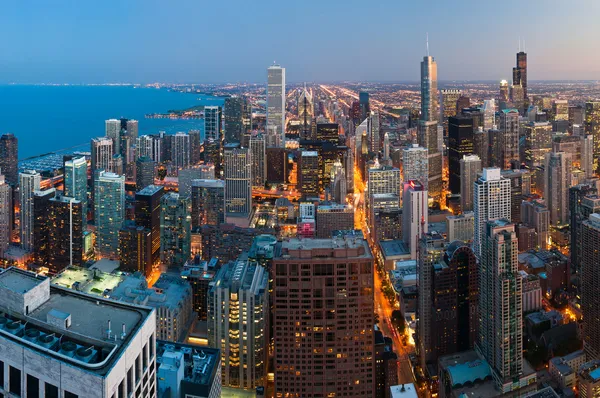Staden chicago. Royaltyfria Stockbilder