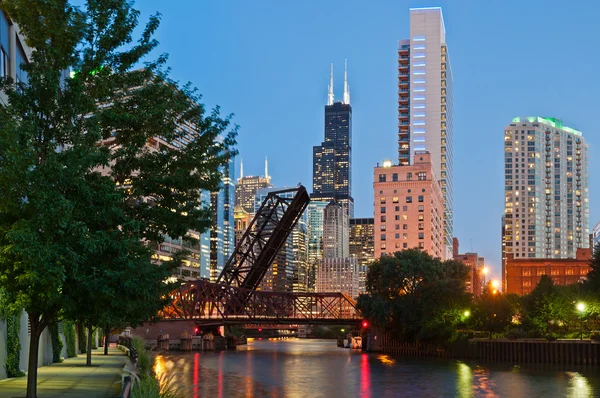 Chicago downtown. — Stock Photo, Image