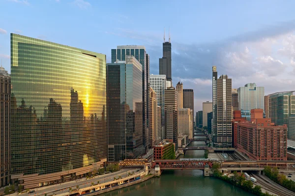 Stad van chicago. — Stockfoto