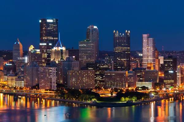 Pittsburgh manzarası. — Stok fotoğraf