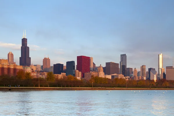 Chicago manzarası. — Stok fotoğraf