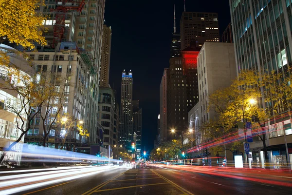 Michigan Avenue in Chicago. — Stockfoto