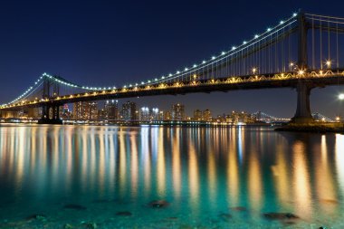 Manhattan Bridge, New York City. clipart