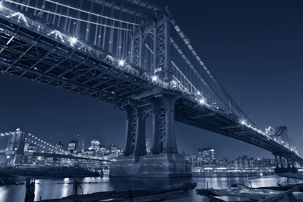 Manhattan Bridge, New York City. — Stockfoto